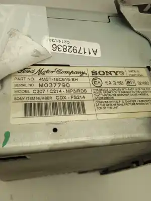 Pezzo di ricambio per auto di seconda mano impianto audio / radio cd per ford focus c-max (cap) 1.8 tdci turbodiesel cat riferimenti oem iam 4m5t18c815bh  