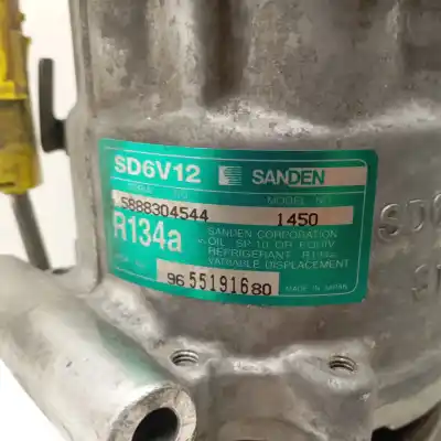 Peça sobressalente para automóvel em segunda mão compressor de ar condicionado a/a a/c por citroen c2 (jm_) 1.4 hdi referências oem iam 9655191680  