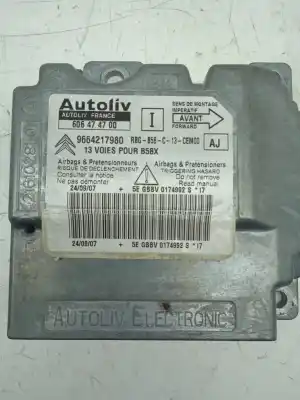 Second-hand car spare part airbag control unit for citroen c4 picasso i monospace (ud_) 1.6 hdi oem iam references 9664217980  