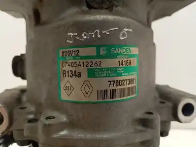 Автозапчастина б/у компресор кондиционера для renault clio ii fase ii (b/cb0) 1.5 dci diesel 65 cv / 48 kw посилання на oem iam 7700273801  