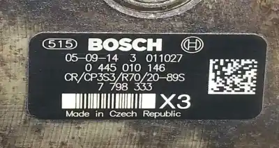 Peça sobressalente para automóvel em segunda mão BOMBA DE INJEÇÃO por BMW SERIE 3 BERLINA (E90)  Referências OEM IAM 7798333  