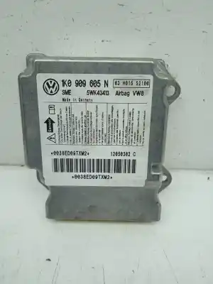 Second-hand car spare part airbag control unit for volkswagen golf v berlina (1k1) 2.0 tdi oem iam references 5wk43413  