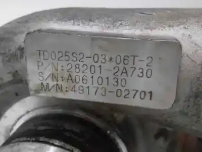 Peça sobressalente para automóvel em segunda mão turbocompresor por hyundai i30 (fd) 1.6 crdi referências oem iam 282012a730  