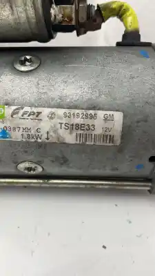 Second-hand car spare part starter motor for opel corsa d (s07) 1.3 cdti (l08 l68) oem iam references ts18e33  