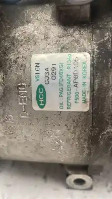Second-hand car spare part air conditioning compressor for kia cee´d 2.0 crdi oem iam references f500ap6da05  
