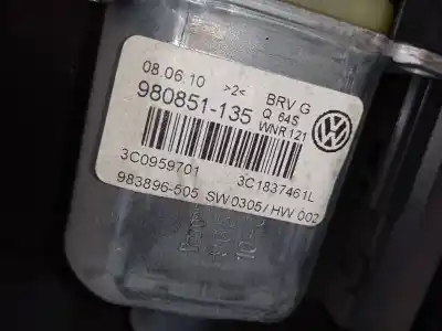 Peça sobressalente para automóvel em segunda mão elevador de vidros dianteira esquerda por volkswagen passat berlina (3c2) 2.0 tdi referências oem iam   