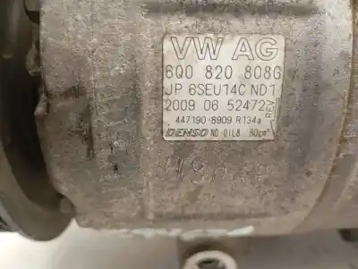 Автозапчасти б/у компрессор кондиционера воздуха за skoda fabia (5j2 ) * ссылки oem iam 6q0820808g  