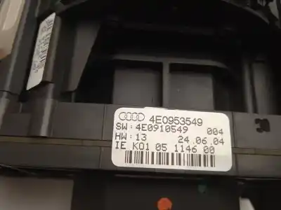 Автозапчасти б/у управление светом за audi a8 (4e2) 3.0 v6 24v tdi ссылки oem iam 4e0953549  