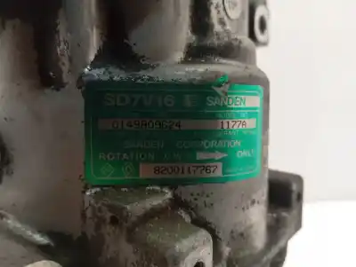 Peça sobressalente para automóvel em segunda mão compressor de ar condicionado a/a a/c por dacia logan 1.4 cat referências oem iam 8200117767  