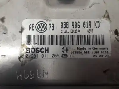 Second-hand car spare part ecu engine control for volkswagen passat b5.5 variant (3b6) 1.9 tdi oem iam references 0281011205  