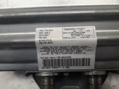 Автозапчасти б/у подушка безопасности передняя правая за citroen c4 picasso 2.0 hdi fap cat (rhr / dw10bted4) ссылки oem iam 9654247280  