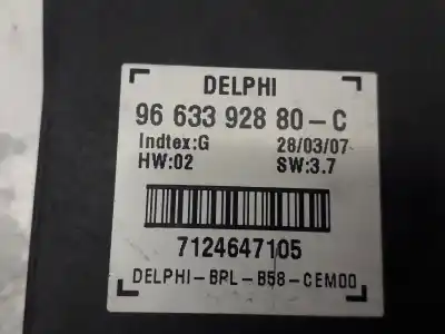 Second-hand car spare part electronic module for citroen c4 picasso 2.0 hdi fap cat (rhr / dw10bted4) oem iam references 9663392880c
