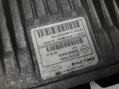 Peça sobressalente para automóvel em segunda mão centralina de motor uce por renault grand modus 1.5 dci diesel cat 86 cv / 63 kw referências oem iam 8200911560  
