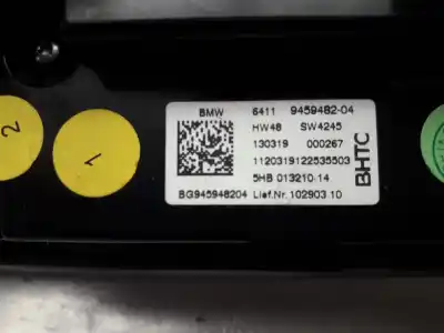 Second-hand car spare part climate control for bmw 3 (g20, g80, g28) 320 d xdrive oem iam references 6411945948204
