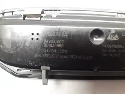 Second-hand car spare part interior light for bmw 3 (g20, g80, g28) 320 d xdrive oem iam references 949043102