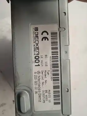 Gebrauchtes Autoersatzteil AUDIOSYSTEM / RADIO-CD zum MERCEDES-BENZ CLASE C (W203) SPORTCOUPE  OEM-IAM-Referenzen A2038202286  