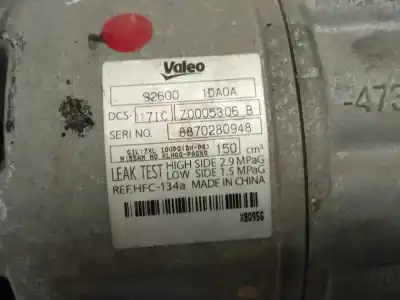 Second-hand car spare part AIR CONDITIONING COMPRESSOR for NISSAN X-TRAIL (T31)  OEM IAM references 926001DA0A  
