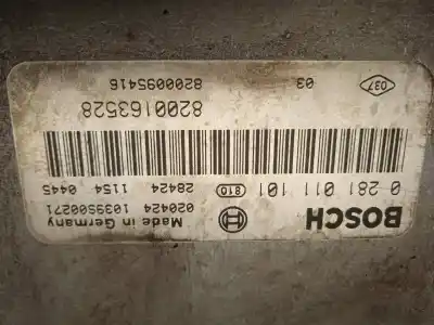 Second-hand car spare part ecu engine control for renault laguna ii (bg0/1_) 1.9 dci (bg08, bg0g) oem iam references 0281011101  