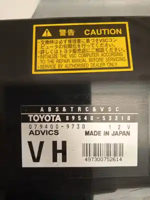 İkinci el araba yedek parçası abs kontrol ünitesi için lexus is200 (ds2/is2) 2.2 d-cat oem iam referansları 8954053310  