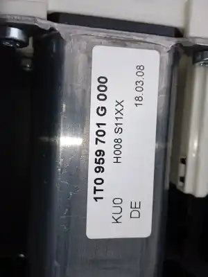 Second-hand car spare part driver left window regulator for seat leon (1p1) 1.9 tdi oem iam references 1k0959793m  