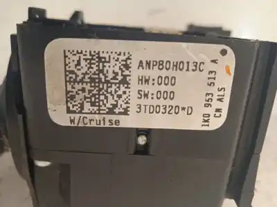 Second-hand car spare part headlights switch for seat leon (1p1) 1.9 tdi oem iam references 1k0953513a  