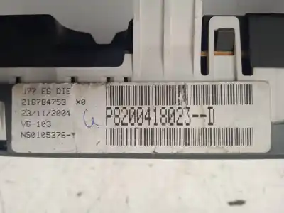 Автозапчасти б/у приборная доска за renault modus / grand modus (f/jp0_) 1.5 dci (fp0d jp0d) ссылки oem iam 8200418023d  