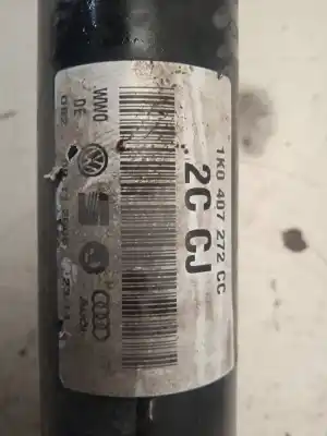 Автозапчасти б/у передняя правая трансмиссия за volkswagen caddy ka/kb (2k) 2.0 sdi ссылки oem iam 1k0407272cc  