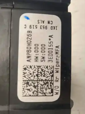 Автозапчасти б/у команда очистки за volkswagen caddy ka/kb (2k) 2.0 sdi ссылки oem iam 1k0953519c  