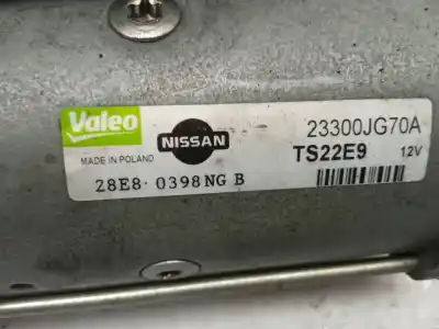 Peça sobressalente para automóvel em segunda mão MOTOR DE ARRANQUE por NISSAN X-TRAIL (T31)  Referências OEM IAM 23300JG70A  