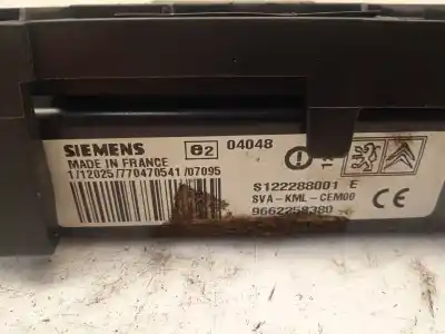 Peça sobressalente para automóvel em segunda mão módulo eletrônico por citroen c4 picasso 2.0 hdi fap cat (rhr / dw10bted4) referências oem iam s122288001