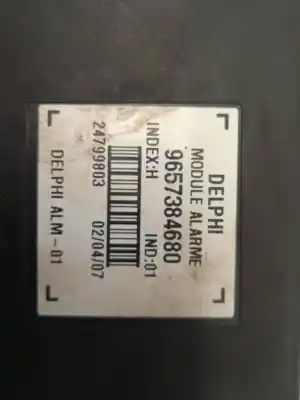 Peça sobressalente para automóvel em segunda mão módulo eletrônico por citroen c4 picasso 2.0 hdi fap cat (rhr / dw10bted4) referências oem iam 9657384680  