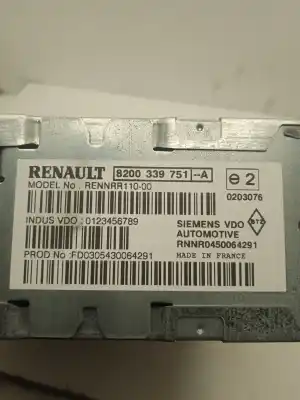 Second-hand car spare part GPS NAVIGATION SYSTEM for RENAULT ESPACE IV (JK0)  OEM IAM references 8200339751A  8200339751A
