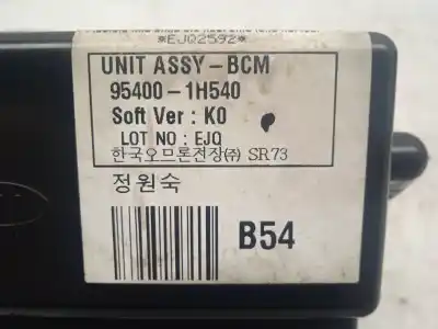 Peça sobressalente para automóvel em segunda mão módulo eletrônico por kia cee´d 1.4 cat referências oem iam 954001h540  