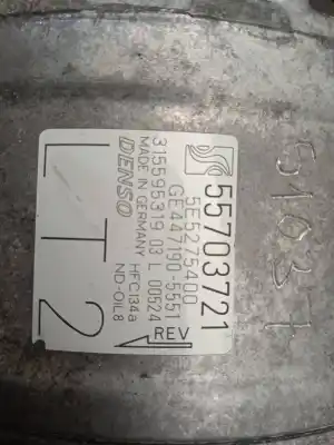 Second-hand car spare part air conditioning compressor for opel corsa d (s07) 1.3 cdti (l08 l68) oem iam references 95516233  