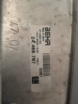 Pezzo di ricambio per auto di seconda mano intercooler per opel combo tour 1.3 cdti 16v riferimenti oem iam 24466787  