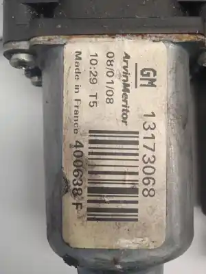 Second-hand car spare part driver left window regulator for opel combo tour 1.3 cdti 16v oem iam references 13173068  