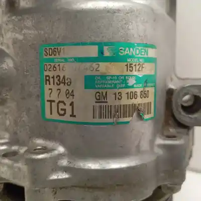 Автозапчастина б/у компресор кондиционера для opel corsa 3 c 1.3 cdti 70ch manual посилання на oem iam 13106850  