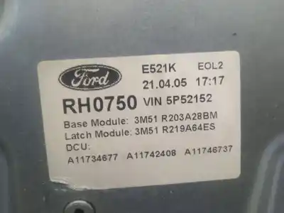 Автозапчасти б/у регулятор стекла переднего правого за ford focus c-max (cap) 1.8 tdci turbodiesel cat ссылки oem iam 3m51r203a28bm