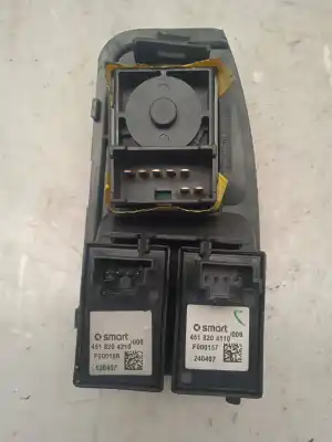 Peça sobressalente para automóvel em segunda mão botão / interruptor elevador vidro dianteiro esquerdo por smart coupe fortwo coupe (62kw) referências oem iam a4518204210  