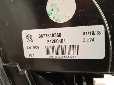 Автозапчасти б/у внутренний левый задний фонарь за peugeot 308 ii (lb_, lp_, lw_, lh_, l3_) 1.2 thp 130 ссылки oem iam 9677818380  