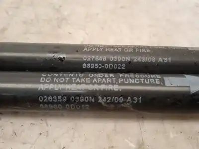 Peça sobressalente para automóvel em segunda mão amortecedores do tronco / porta por toyota yaris (ksp9/scp9/nlp9) 1.4 turbodiesel cat referências oem iam 689600d012  