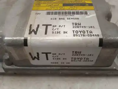 Автозапчасти б/у блок управления подушками безопасности за toyota yaris (ksp9/scp9/nlp9) 1.4 turbodiesel cat ссылки oem iam 891700d440  