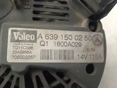 Автозапчастина б/у генератор для smart forfour 1.5 cdi cat посилання на oem iam 2542956a  