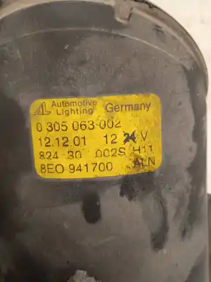 Автозапчасти б/у левая противотуманная фара за audi a4 b6 (8e2) 2.0 ссылки oem iam 8e0941700  