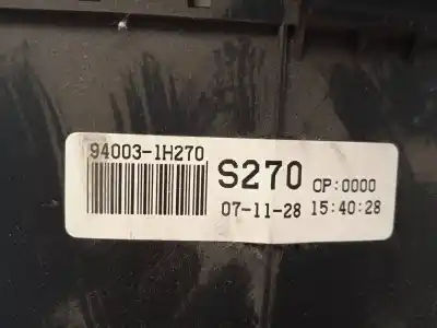 Pezzo di ricambio per auto di seconda mano pannello degli strumenti per kia cee´d 1.6 crdi cat riferimenti oem iam 940031h270  