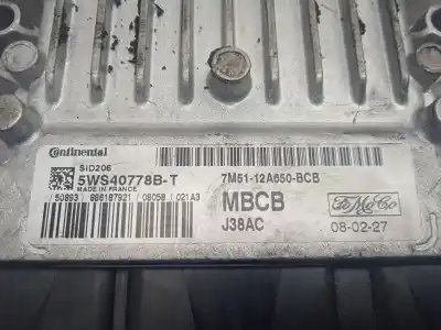 Peça sobressalente para automóvel em segunda mão CENTRALINA DE MOTOR UCE por FORD FOCUS BERLINA (CAP)  Referências OEM IAM 7M5112A650BCB  