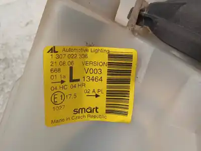 Second-hand car spare part left headlight for smart coupe 0.7 turbo cat oem iam references 1307022336  