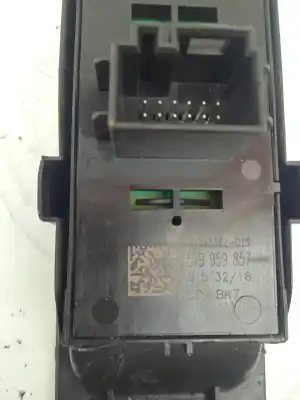 Second-hand car spare part left front power window switch for skoda rapid spaceback (nh1) 1.6 tdi oem iam references 5jb959857  