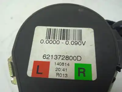 Second-hand car spare part rear right seat belt for skoda rapid spaceback (nh1) 1.6 tdi oem iam references 621372800d