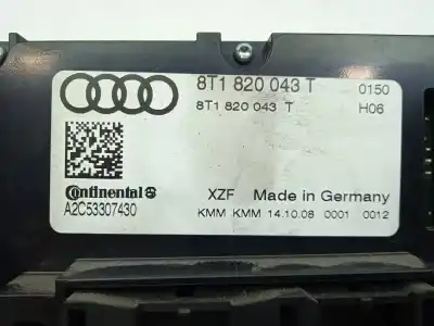 Автозапчастина б/у клімат-контроль для audi a4 b8 (8k2) 2.0 tdi посилання на oem iam 8t1820043t  
